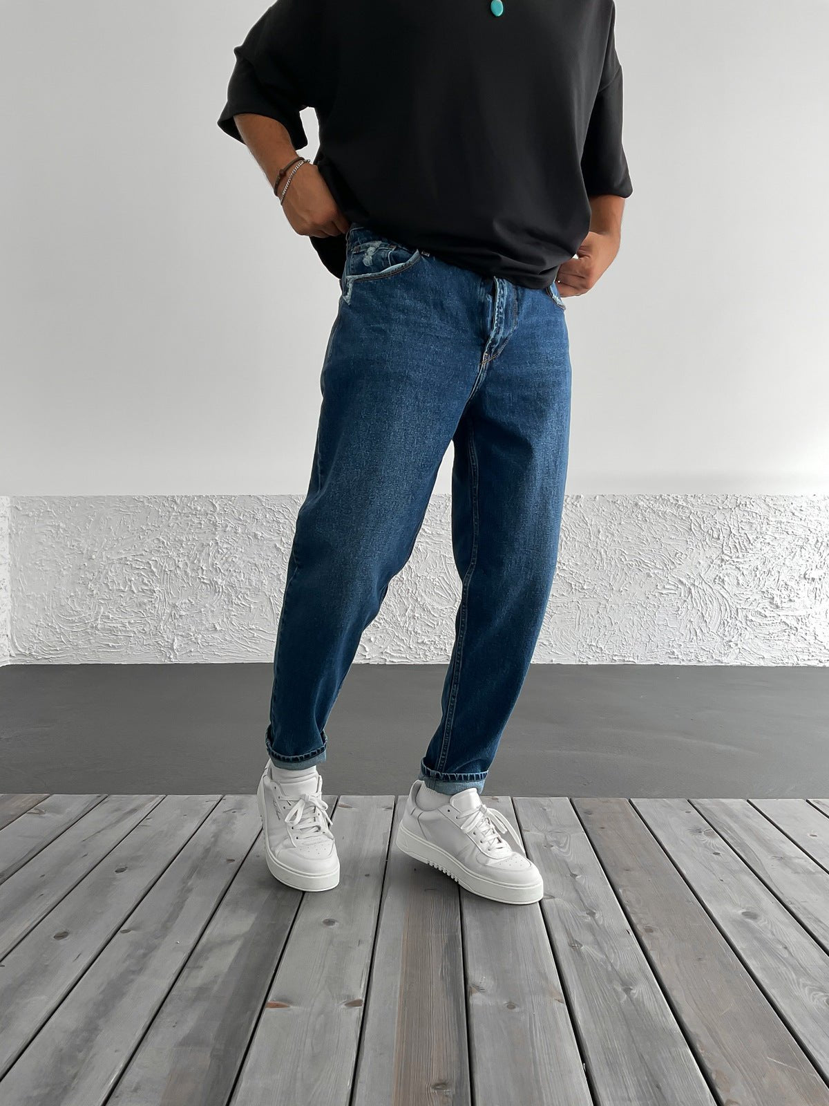 Dunkelblau Jeans BB6892 – von Baggymann | Streetwear für Damen & Herren
