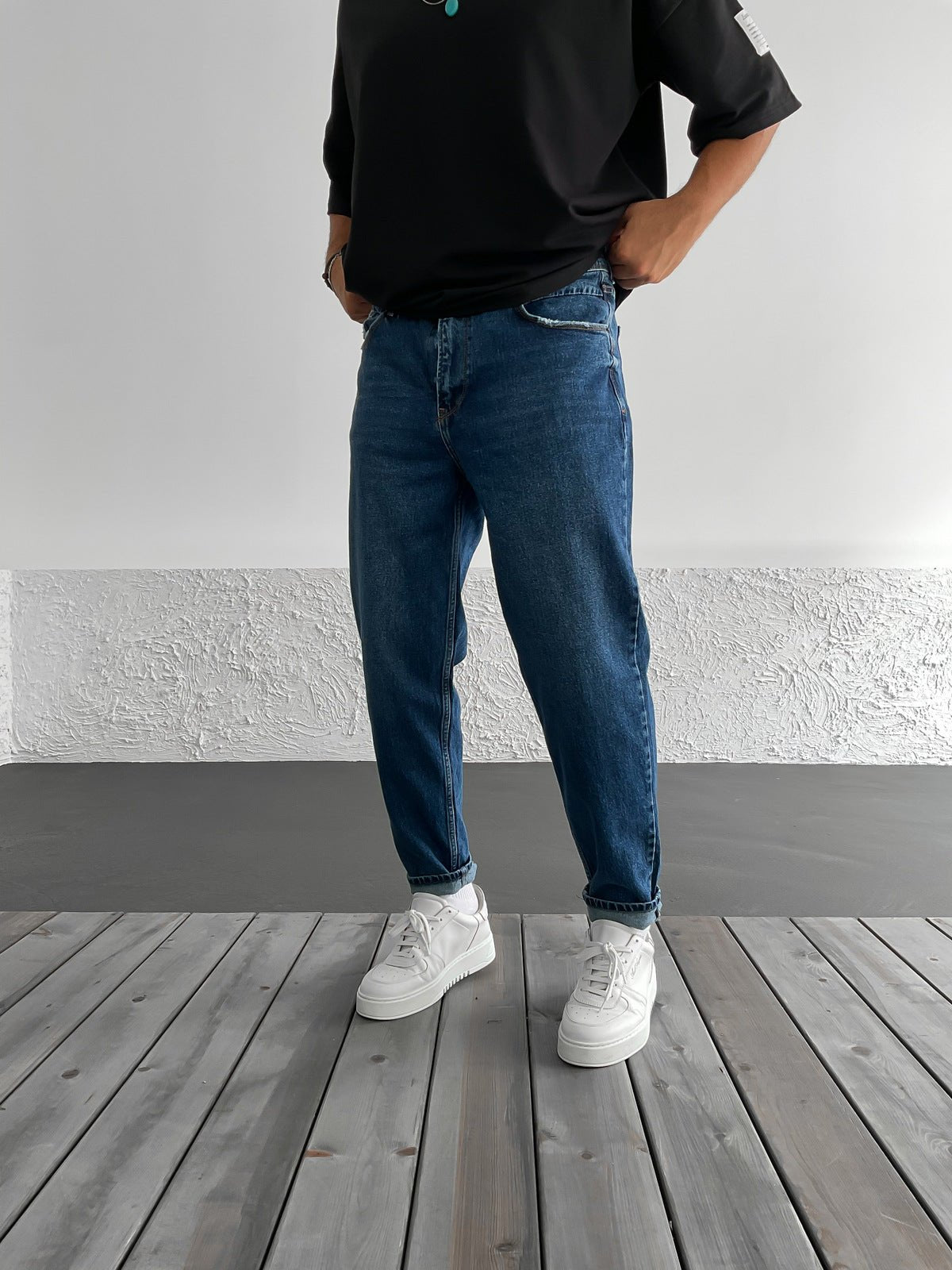 Dunkelblau Jeans BB6892 – von Baggymann | Streetwear für Damen & Herren