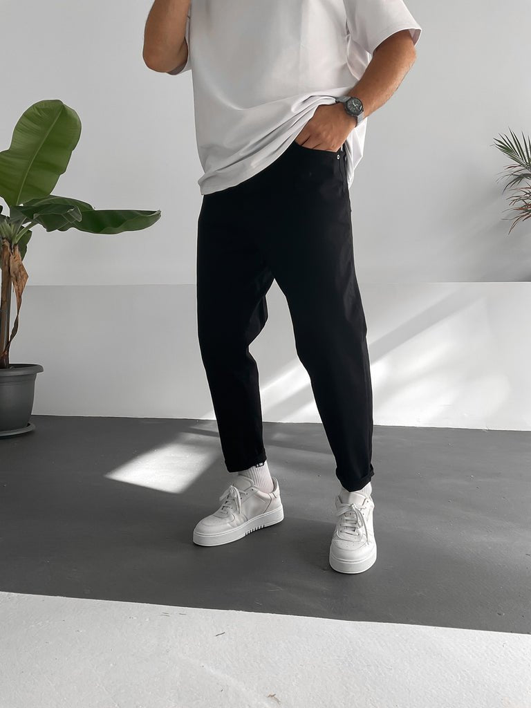 Schwarz Boyfriend Jeans BB6163 – von Baggymann | Streetwear für Damen & Herren