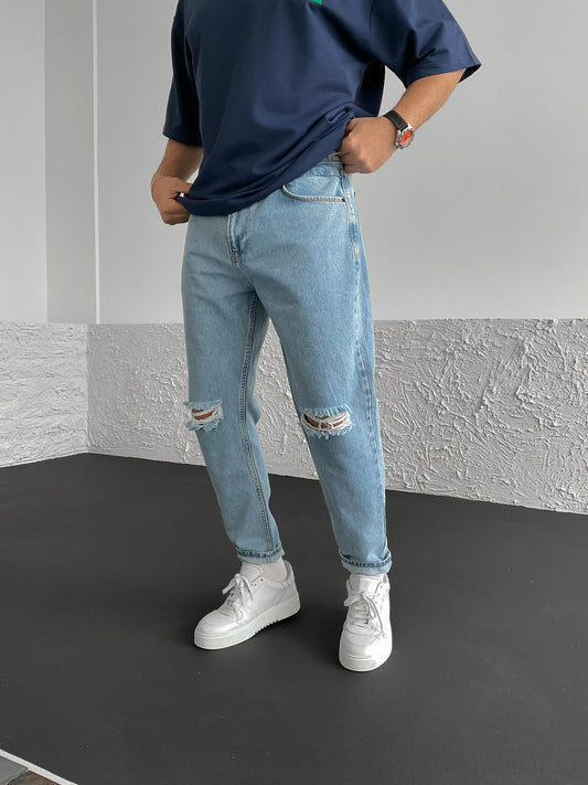 Blau Ripped Jeans BB6281