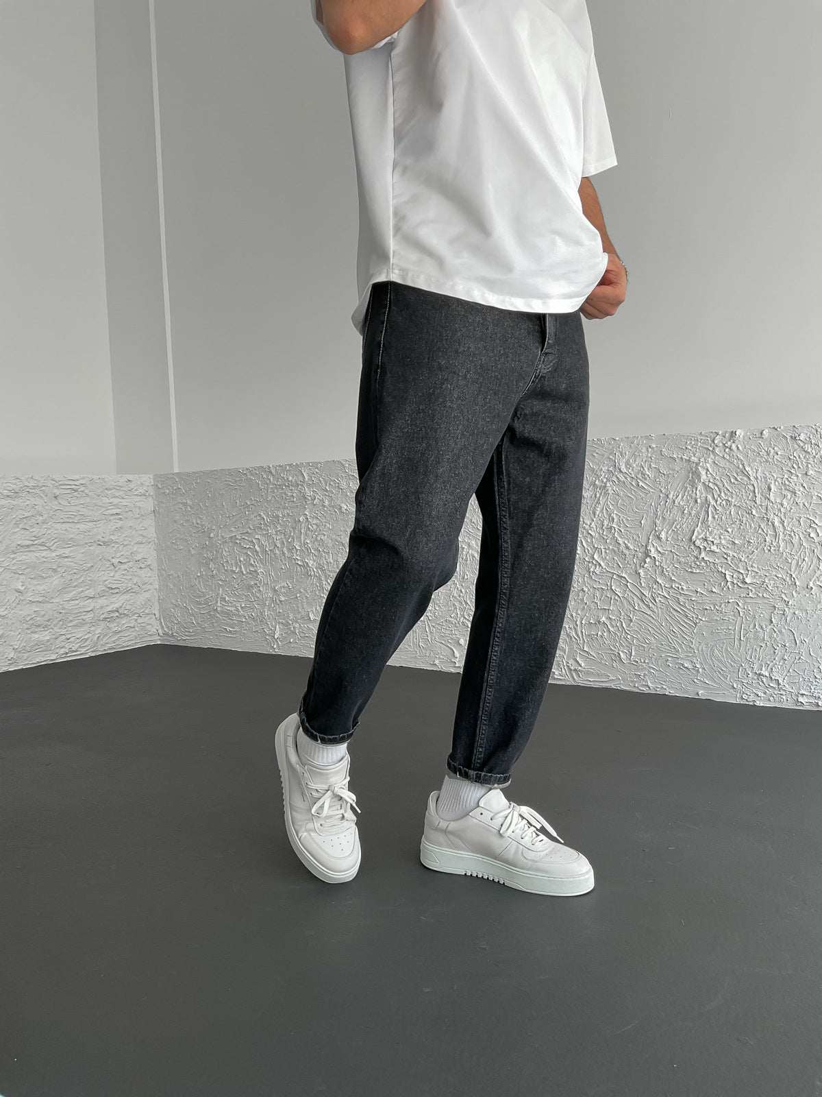 Anthrazit Jogger Jeans BB6481