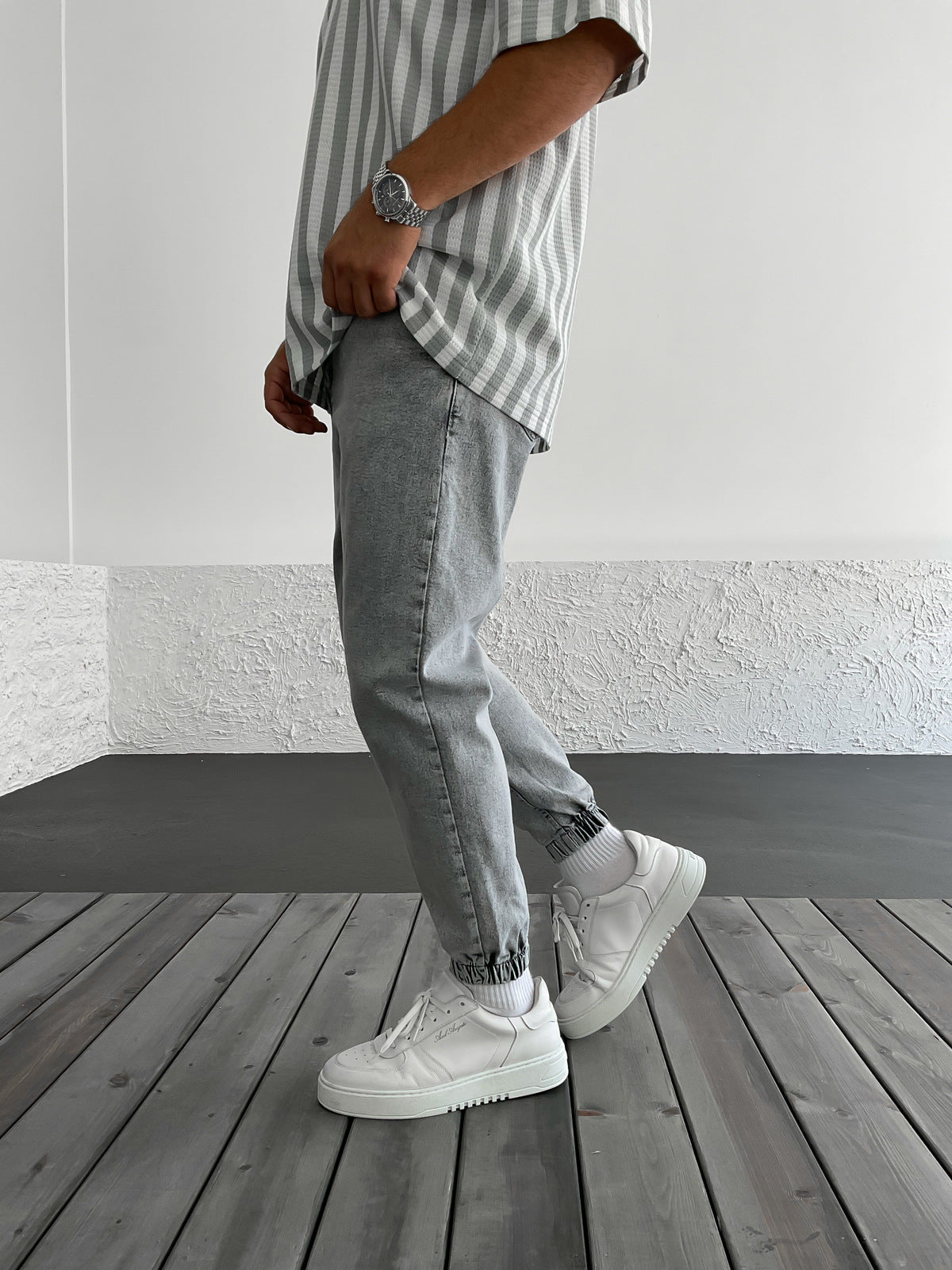 Grau Jogger Hose BB6841