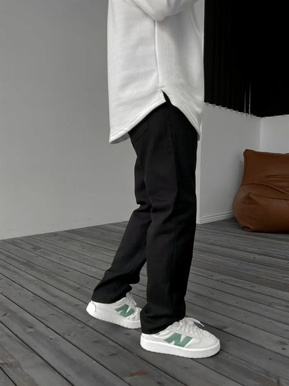 Schwarze Baggy Jeans BB7408