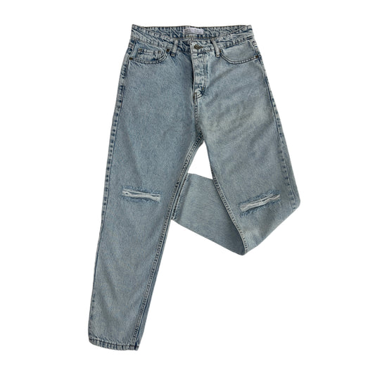 Ice Blue Ripped Jeans BB6281