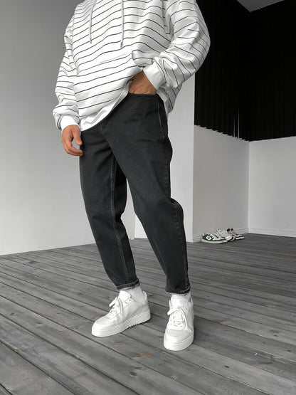 Anthrazit Boyfriend Jeans BB6163 – von Baggymann | Streetwear für Damen & Herren