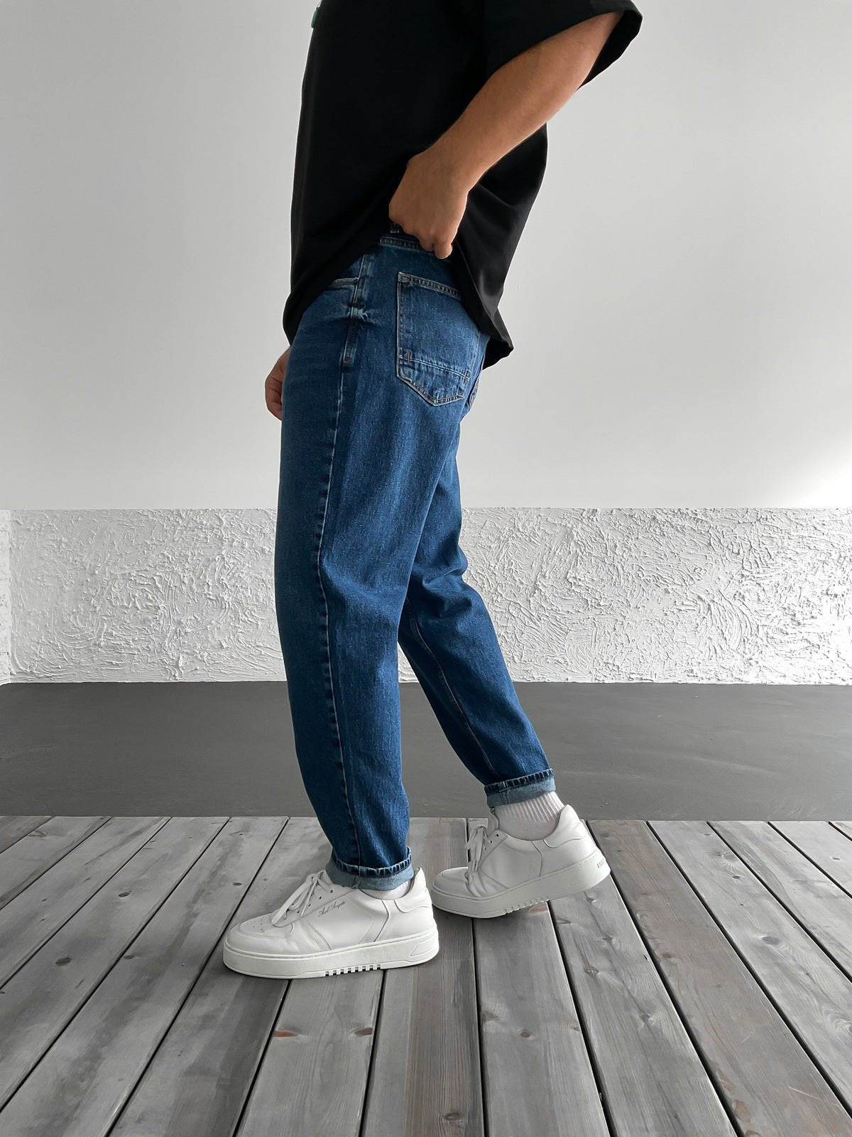 Dunkelblau Jeans BB6892 – von Baggymann | Streetwear für Damen & Herren