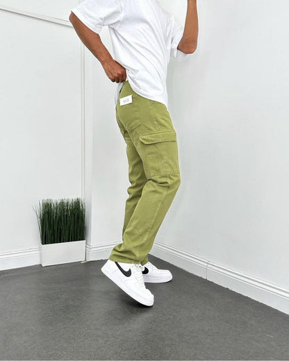 Khaki Cargohose BB6666 – von Baggymann | Streetwear für Damen & Herren