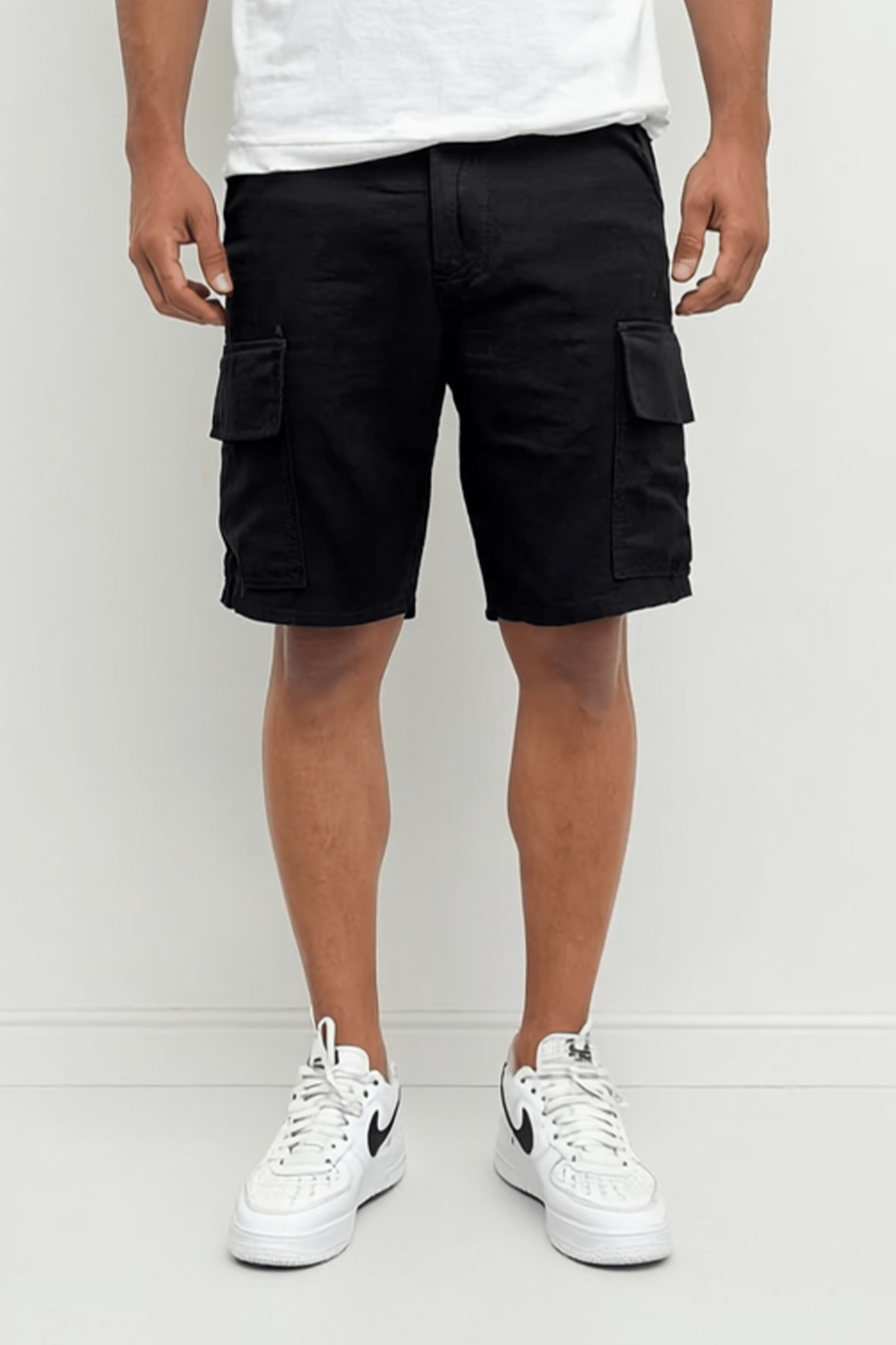 Schwarz Short Cargohose BB5555 – von Baggymann | Streetwear für Damen & Herren